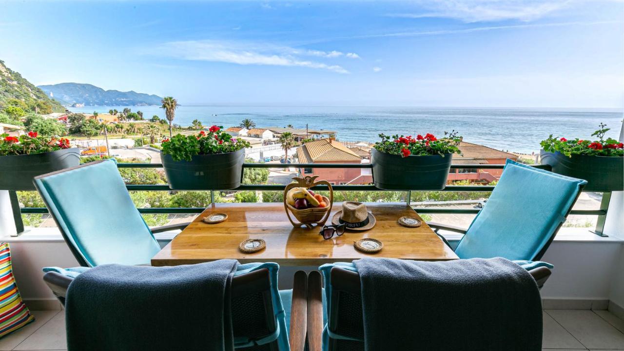 Seablue 137 Corfu Glyfada Apartment Luaran gambar